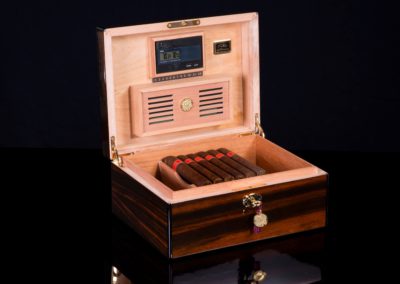 30100 Macassar daniel marshall cigar humidor
